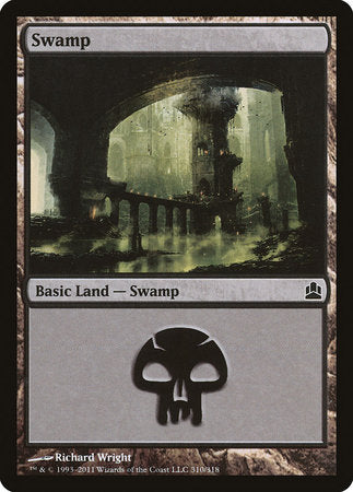 Swamp (310) [Commander 2011] | Magic Magpie