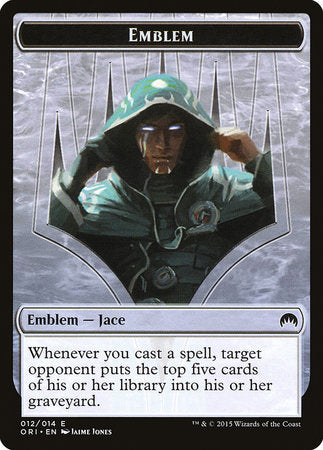 Emblem - Jace, Telepath Unbound [Magic Origins Tokens] | Magic Magpie