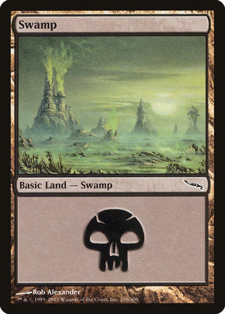 Swamp (296) [Mirrodin] | Magic Magpie