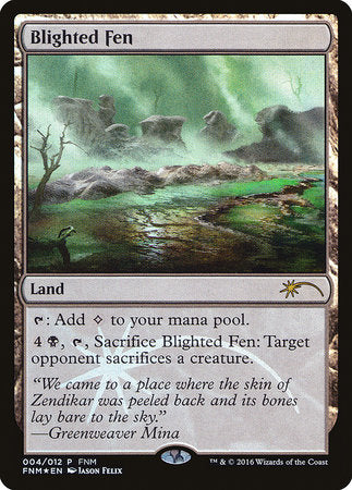 Blighted Fen [Friday Night Magic 2016] | Magic Magpie