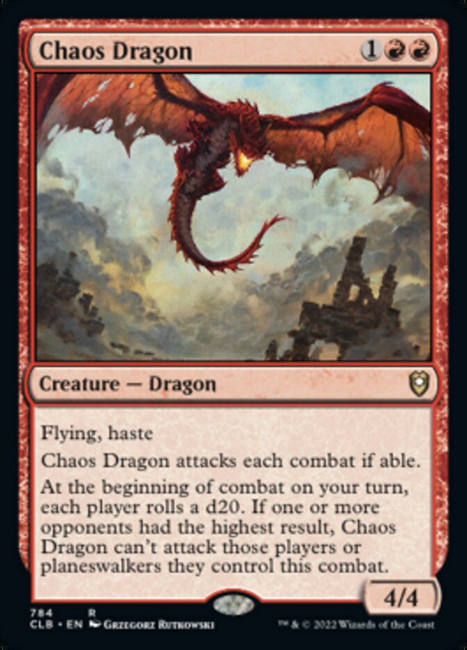Chaos Dragon [Commander Legends: Battle for Baldur's Gate] | Magic Magpie