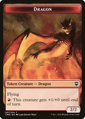 Dragon // Treasure Token [Commander Legends Tokens] | Magic Magpie