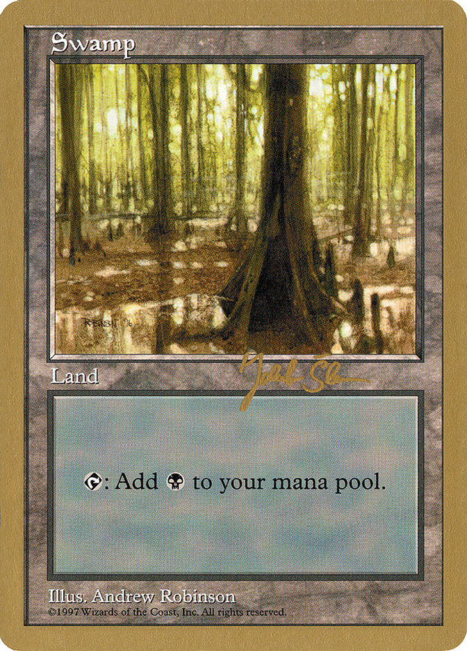 Swamp (js439) (Jakub Slemr) [World Championship Decks 1997] | Magic Magpie