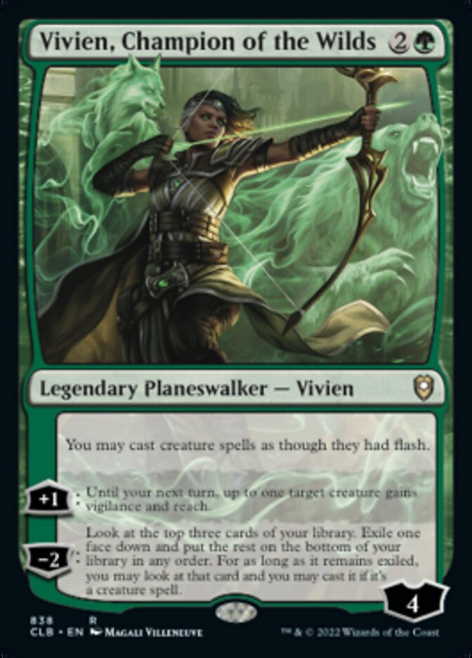 Vivien, Champion of the Wilds [Commander Legends: Battle for Baldur's Gate] | Magic Magpie