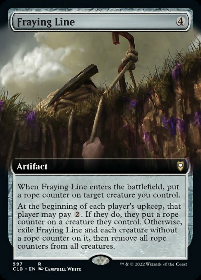 Fraying Line (Extended Art) [Commander Legends: Battle for Baldur's Gate] | Magic Magpie