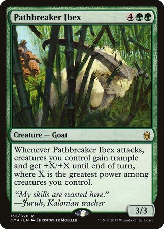 Pathbreaker Ibex [Commander Anthology] | Magic Magpie