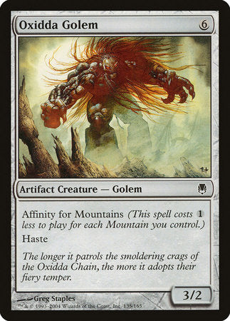 Oxidda Golem [Darksteel] | Magic Magpie