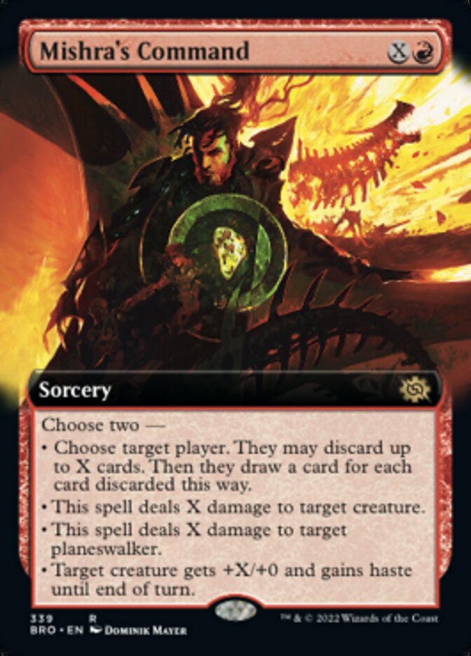 Mishra's Command (Extended Art) [The Brothers' War] | Magic Magpie