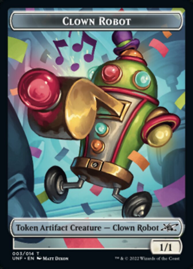 Clown Robot (003) Token [Unfinity Tokens] | Magic Magpie