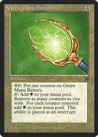 Green Mana Battery [Legends] | Magic Magpie