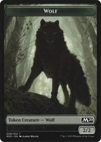 Zombie // Wolf Double-Sided Token [Game Night 2019 Tokens] | Magic Magpie