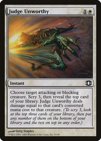 Judge Unworthy [Future Sight] | Magic Magpie