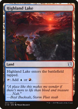 Highland Lake [Commander 2019] | Magic Magpie