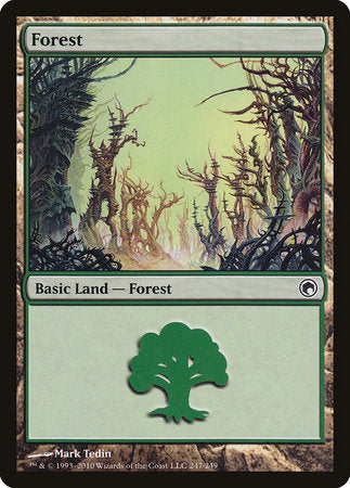 Forest (247) [Scars of Mirrodin] | Magic Magpie