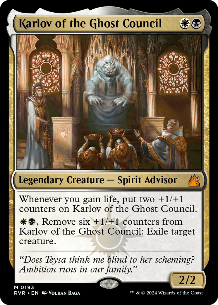 Karlov of the Ghost Council [Ravnica Remastered] | Magic Magpie