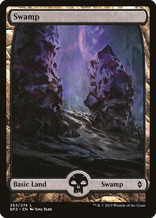 Swamp (263) - Full Art [Battle for Zendikar] | Magic Magpie