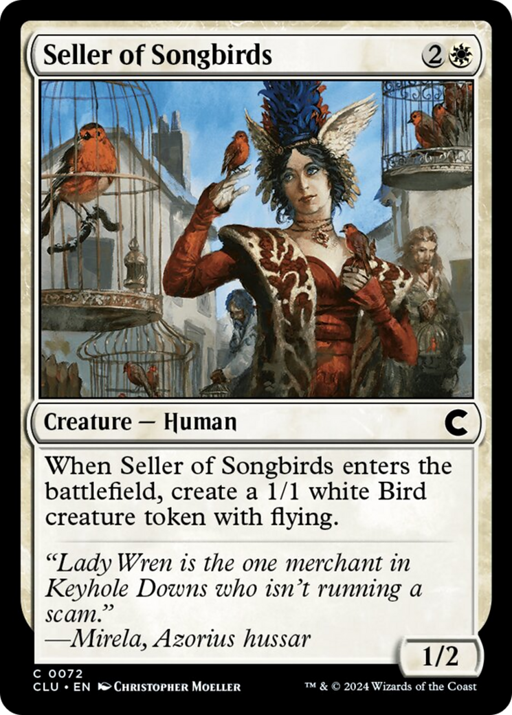 Seller of Songbirds [Ravnica: Clue Edition] | Magic Magpie