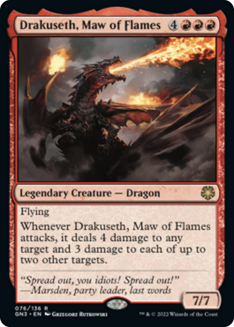 Drakuseth, Maw of Flames [Game Night: Free-for-All] | Magic Magpie