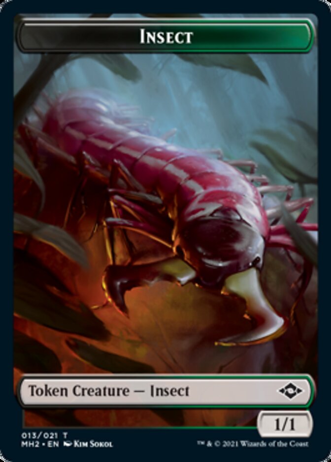 Insect Token // Treasure Token (#21) [Modern Horizons 2 Tokens] | Magic Magpie
