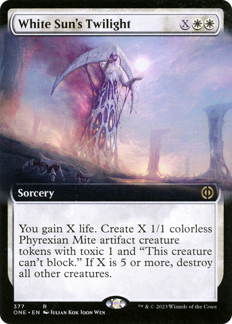 White Sun's Twilight (Extended Art) [Phyrexia: All Will Be One] | Magic Magpie