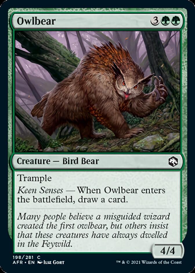 Owlbear [Dungeons & Dragons: Adventures in the Forgotten Realms] | Magic Magpie