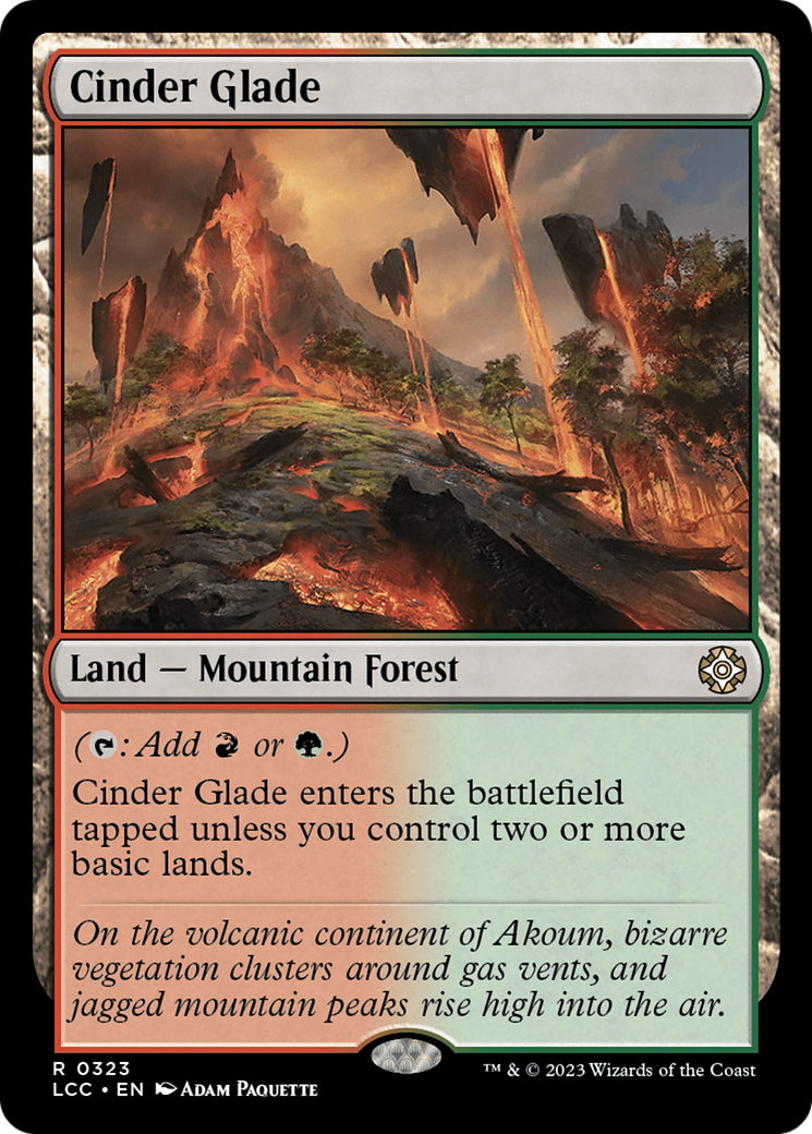 Cinder Glade [The Lost Caverns of Ixalan Commander] | Magic Magpie