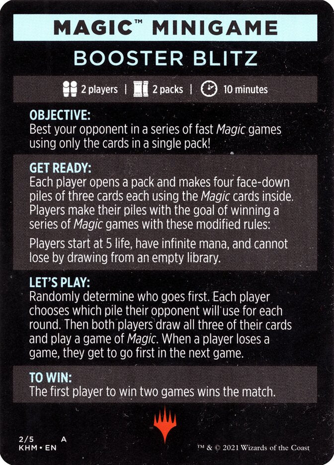 Booster Blitz (Magic Minigame) [Kaldheim Minigame] | Magic Magpie
