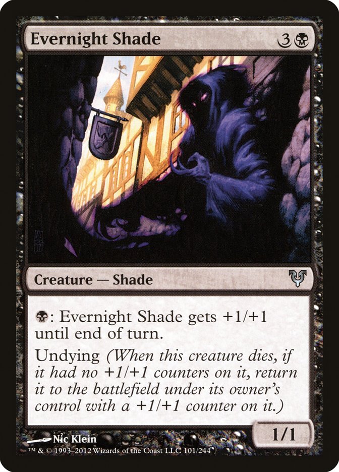 Evernight Shade [Avacyn Restored] | Magic Magpie