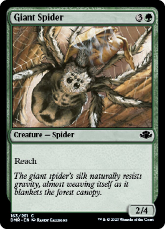 Giant Spider [Dominaria Remastered] | Magic Magpie