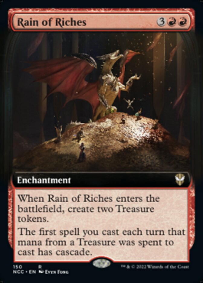 Rain of Riches (Extended Art) [Streets of New Capenna Commander] | Magic Magpie