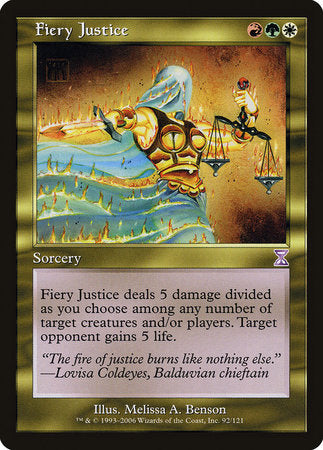 Fiery Justice [Time Spiral Timeshifted] | Magic Magpie