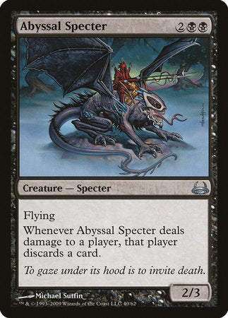 Abyssal Specter [Duel Decks: Divine vs. Demonic] | Magic Magpie