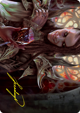 Voldaren Epicure 2 Art Card (Gold-Stamped Signature) [Innistrad: Crimson Vow Art Series] | Magic Magpie