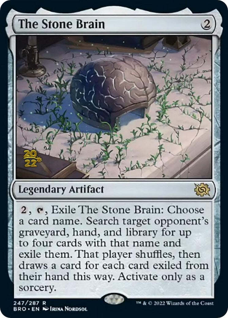 The Stone Brain [The Brothers' War: Prerelease Promos] | Magic Magpie