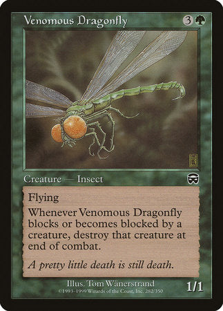 Venomous Dragonfly [Mercadian Masques] | Magic Magpie