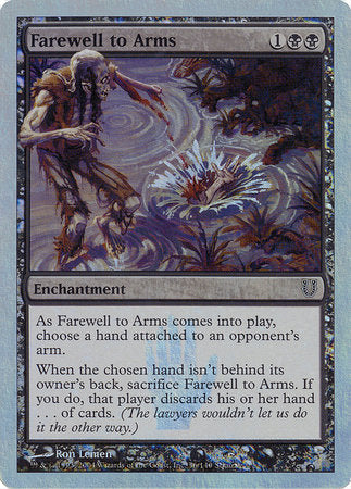 Farewell to Arms (Alternate Foil) [Unhinged] | Magic Magpie