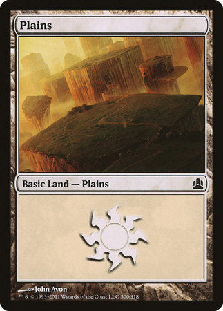 Plains (300) [Commander 2011] | Magic Magpie