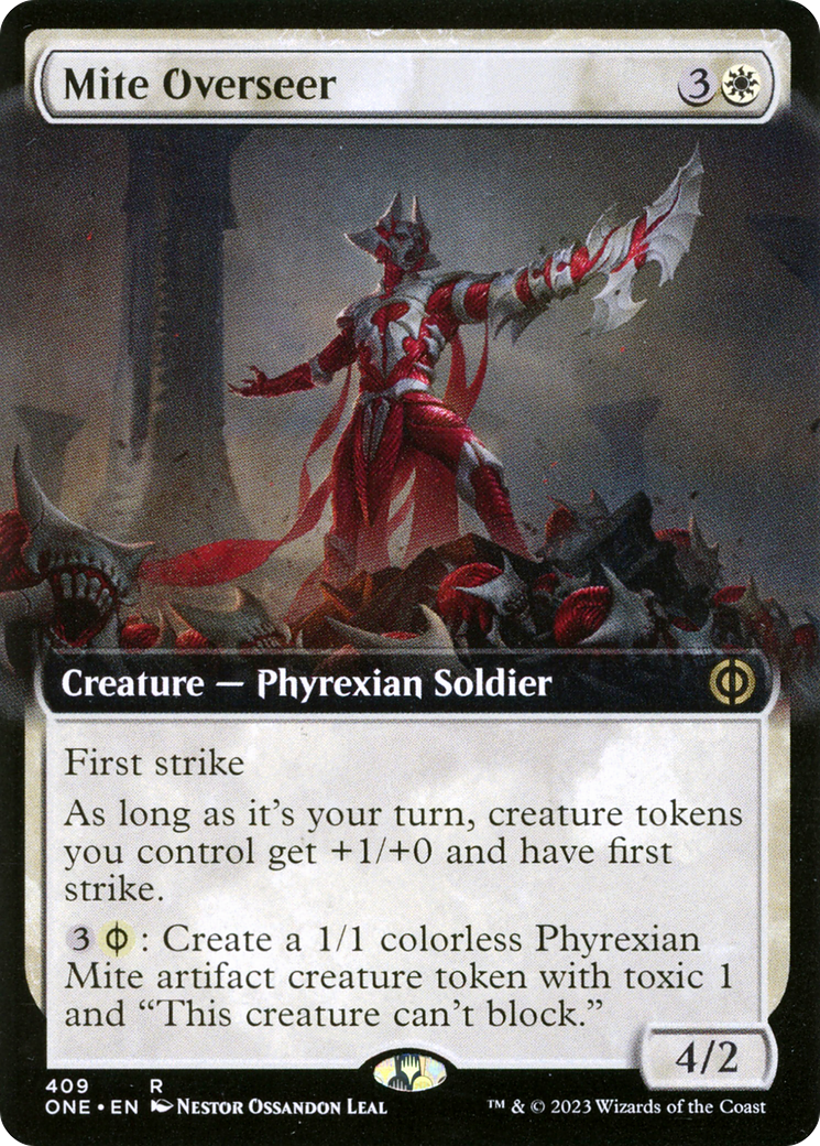 Mite Overseer (Extended Art) [Phyrexia: All Will Be One] | Magic Magpie