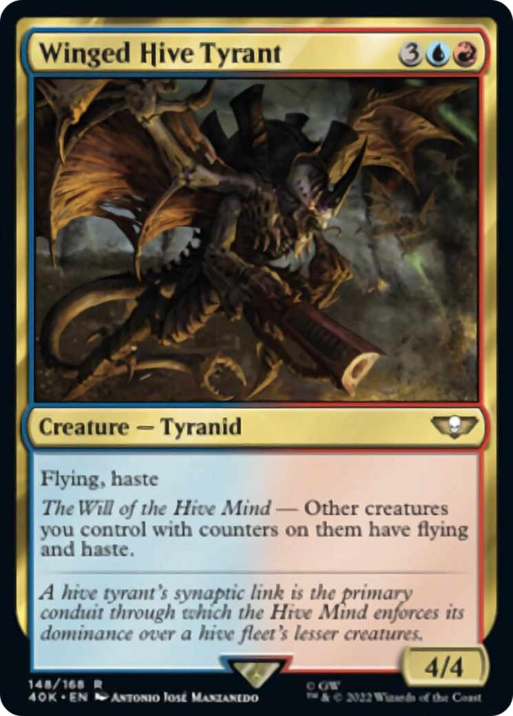 Winged Hive Tyrant [Universes Beyond: Warhammer 40,000] | Magic Magpie