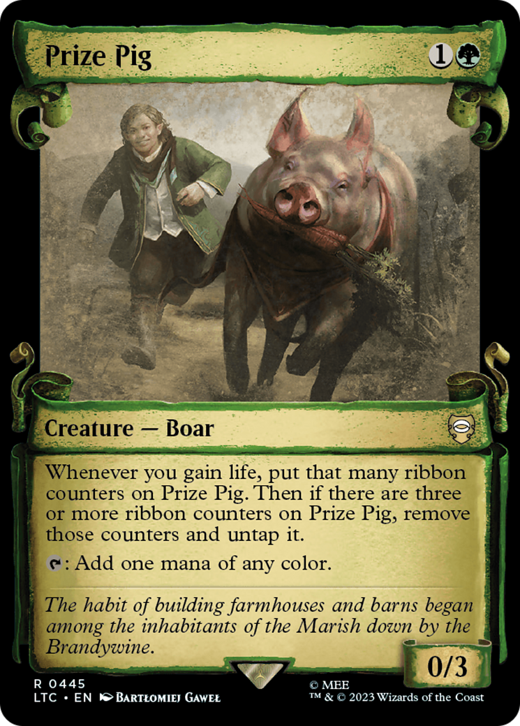 Prize Pig [The Lord of the Rings: Tales of Middle-Earth Commander Showcase Scrolls] | Magic Magpie
