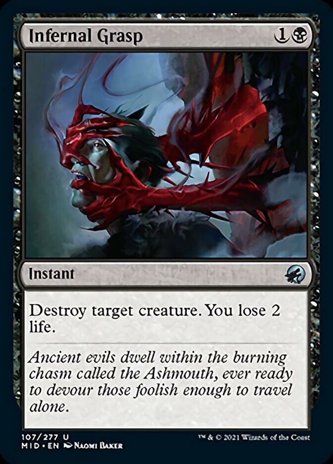 Infernal Grasp [Innistrad: Midnight Hunt] | Magic Magpie
