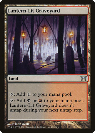 Lantern-Lit Graveyard [Champions of Kamigawa] | Magic Magpie