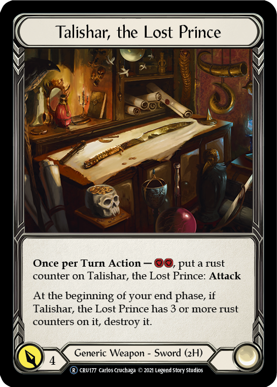 Talishar, the Lost Prince [U-CRU177] Unlimited Normal | Magic Magpie