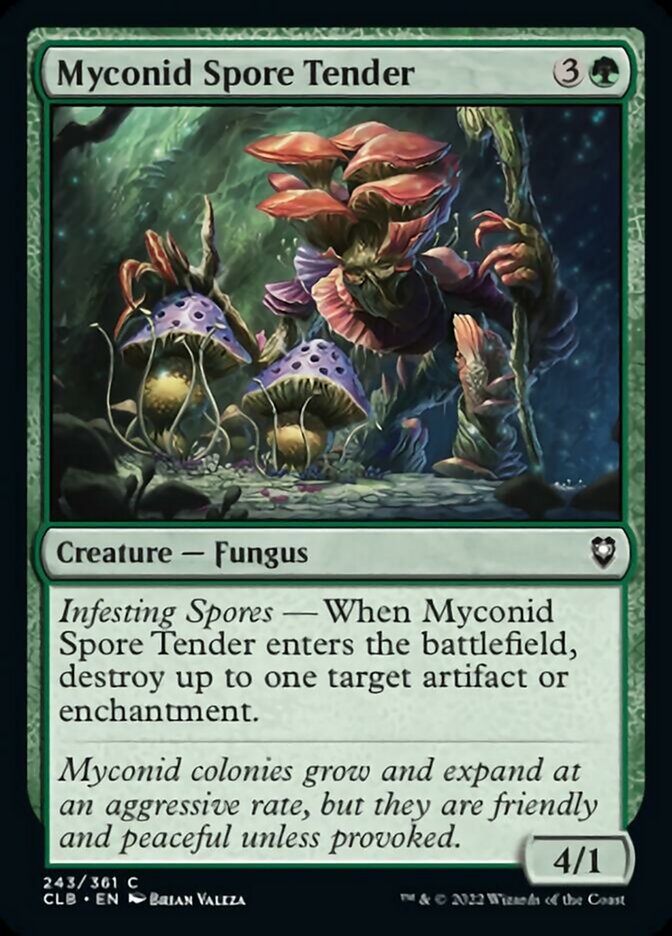 Myconid Spore Tender [Commander Legends: Battle for Baldur's Gate] | Magic Magpie