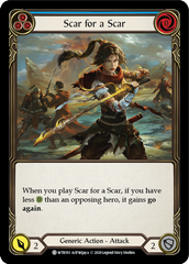 Scar for a Scar (Blue) [U-WTR193] (Welcome to Rathe Unlimited)  Unlimited Normal | Magic Magpie