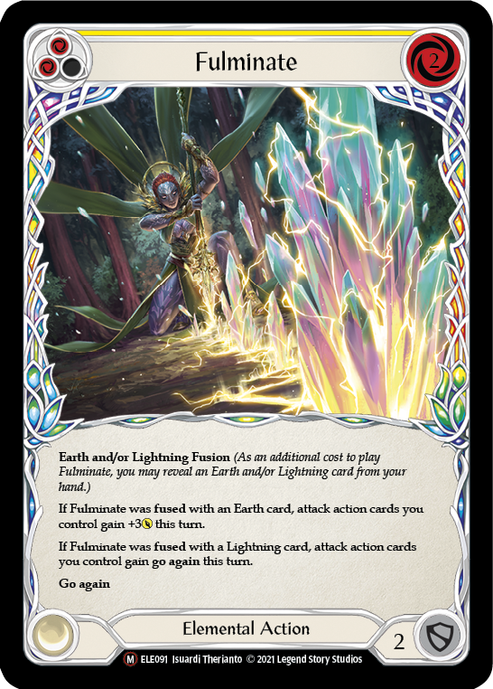 Fulminate [U-ELE091] Unlimited Rainbow Foil | Magic Magpie