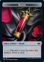 Blood // Slug Double-sided Token [Innistrad: Crimson Vow Tokens] | Magic Magpie