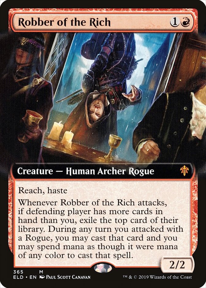 Robber of the Rich (Extended Art) [Throne of Eldraine] | Magic Magpie