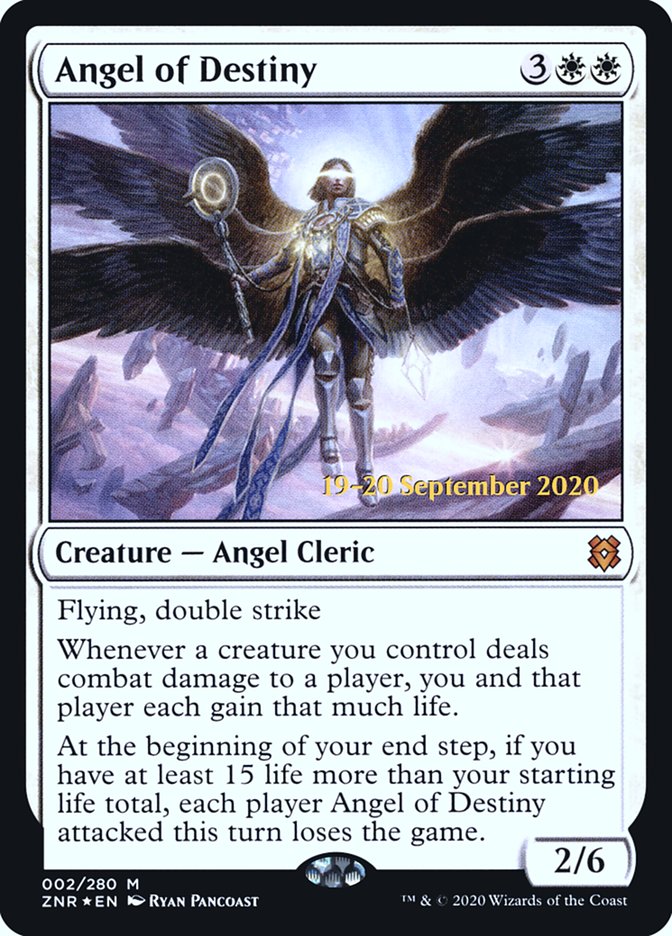 Angel of Destiny  [Zendikar Rising Prerelease Promos] | Magic Magpie