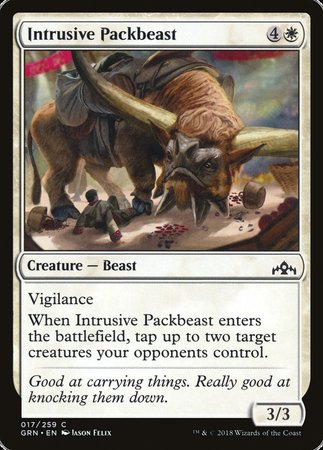 Intrusive Packbeast [Guilds of Ravnica] | Magic Magpie